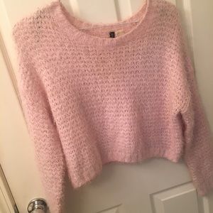 Pink Fuzzy Sweater